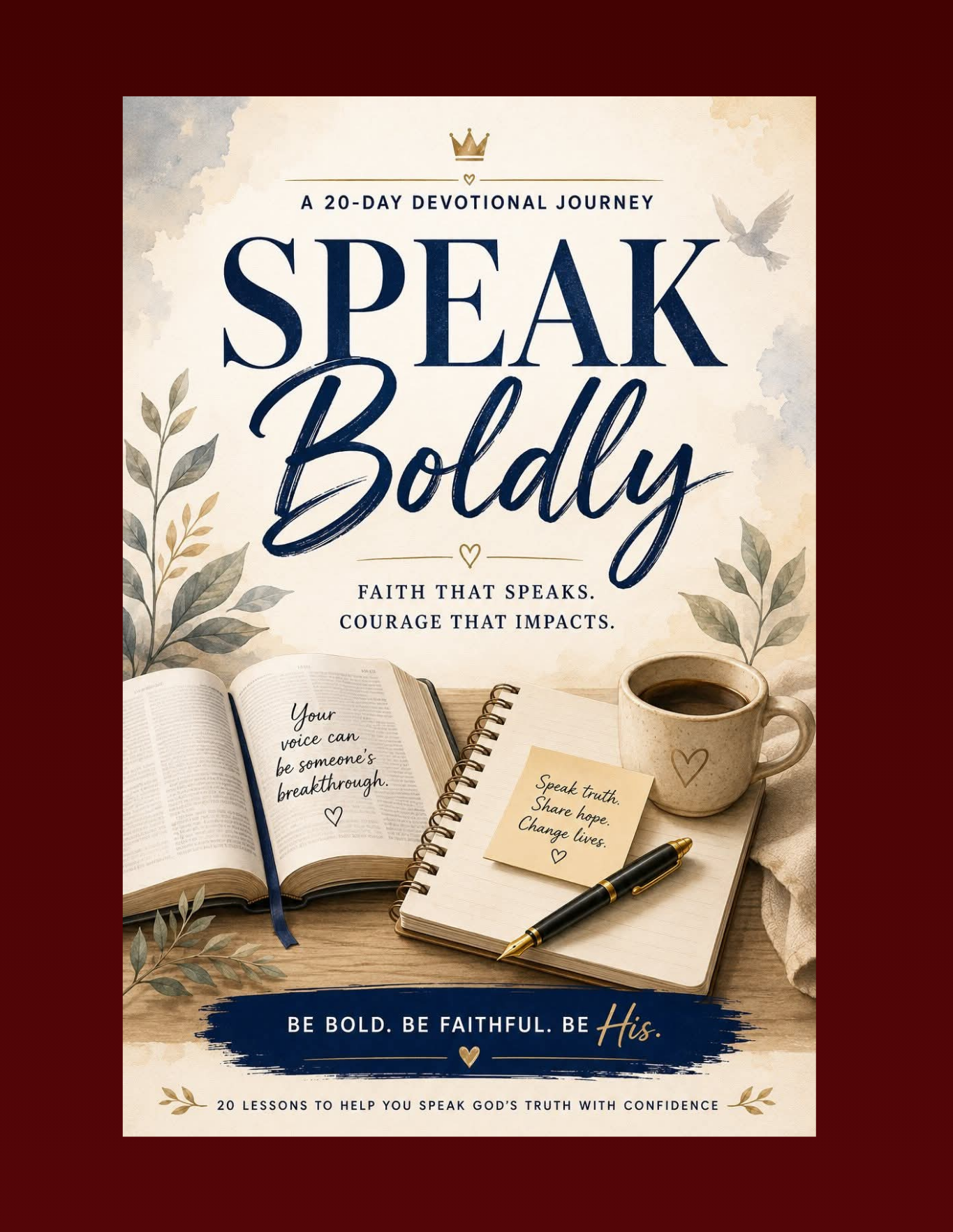 Speak Boldly 20 Day Devotional  Journey Ebook