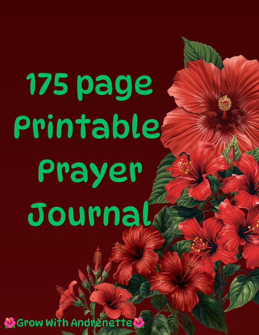 175 Printable prayer Journal
